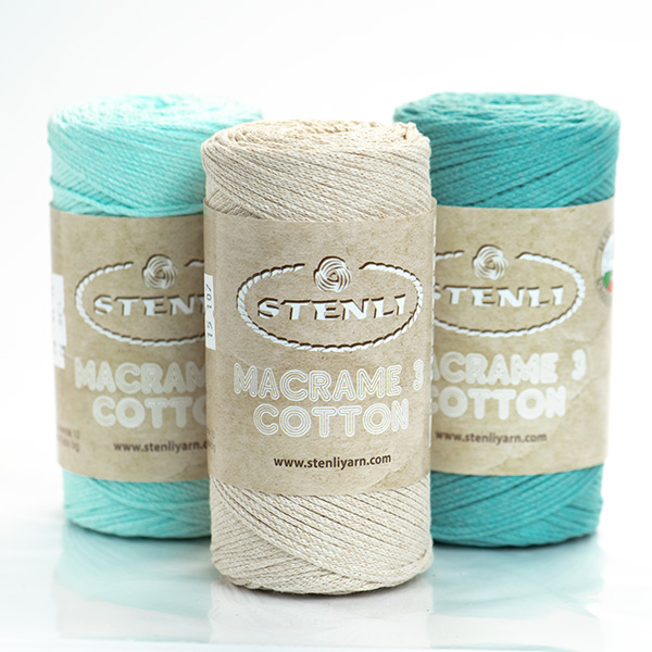 Stenli yarn Macrame Cotton 3 mm